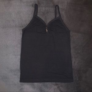 Dark grey tank top
